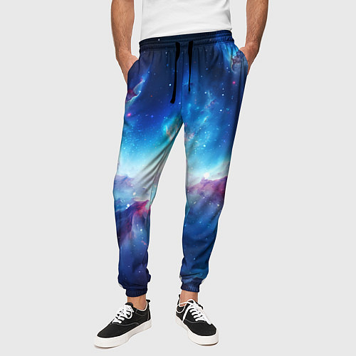 Мужские брюки Fascinating cosmic expanses / 3D-принт – фото 3