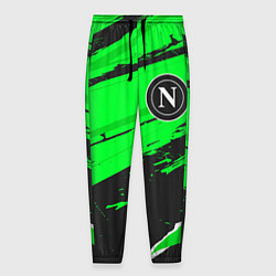 Брюки на резинке мужские Napoli sport green, цвет: 3D-принт