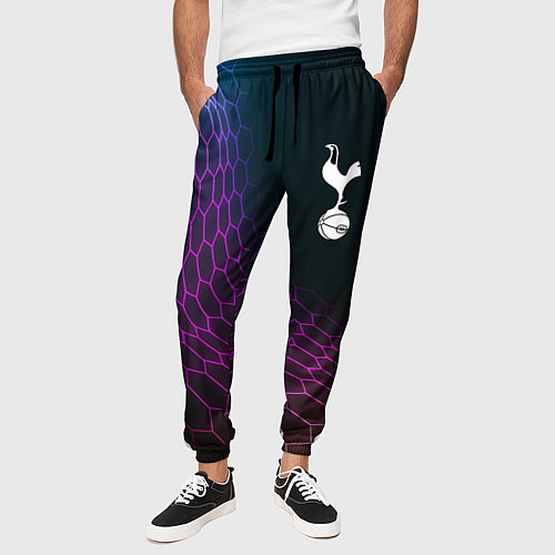 Мужские брюки Tottenham футбольная сетка / 3D-принт – фото 3
