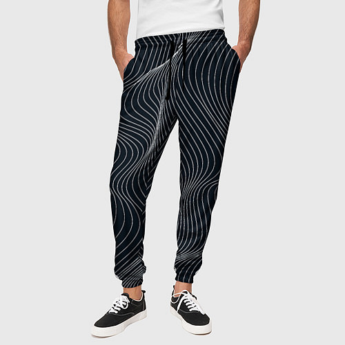 Мужские брюки Черная аннигиляция / 3D-принт – фото 3