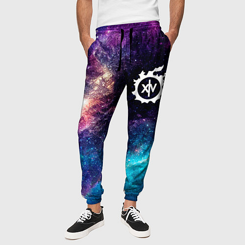 Мужские брюки Final Fantasy space game / 3D-принт – фото 3