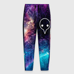 Брюки на резинке мужские Evangelion space anime, цвет: 3D-принт