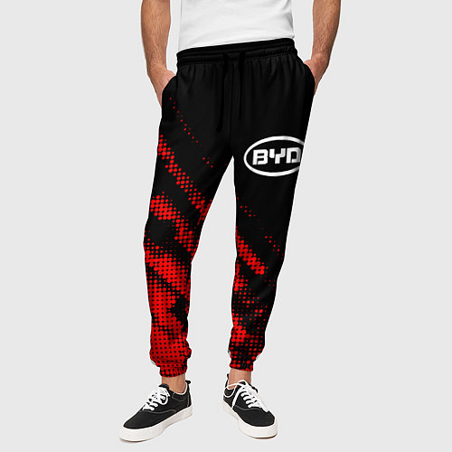 Мужские брюки BYD sport grunge / 3D-принт – фото 3
