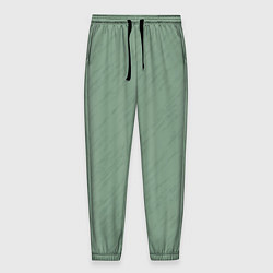 Мужские брюки Текстура пыльно-зелёный однотонный