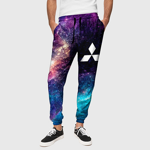Мужские брюки Mitsubishi space auto / 3D-принт – фото 3