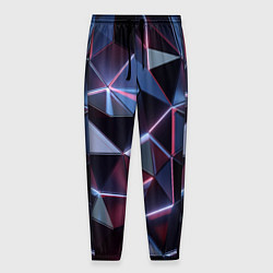 Мужские брюки Неоновые геометрические плиты