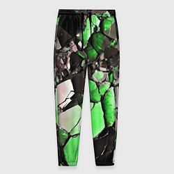Мужские брюки Чёрно-зелёный камень