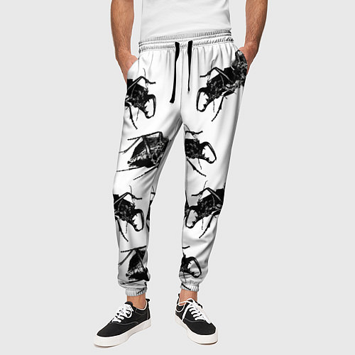 Мужские брюки Mezzanine album / 3D-принт – фото 3