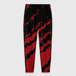 Мужские брюки The color is red and black