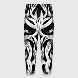 Мужские брюки Абстрактный узор - изогнутые формы трайбл татуиров