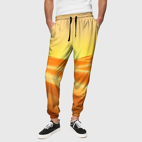 Мужские брюки Золотые пески / 3D-принт – фото 3