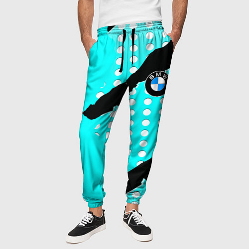 Мужские брюки BMW sport краски / 3D-принт – фото 3