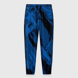Мужские брюки Тёмный синий абстракция