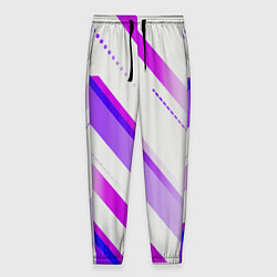 Мужские брюки Color white pink