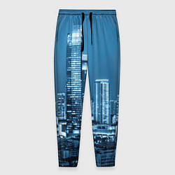 Брюки на резинке мужские City, цвет: 3D-принт