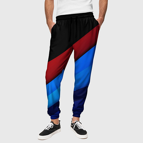 Мужские брюки Multicoloured / 3D-принт – фото 3