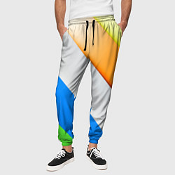 Брюки на резинке мужские Striped, цвет: 3D-принт — фото 2