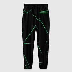 Мужские брюки Color light green line