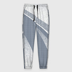 Мужские брюки Светлый серо-голубой текстурированный с полосой