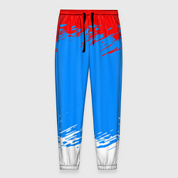 Брюки на резинке мужские Патриот - флаг, цвет: 3D-принт