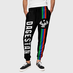 Брюки на резинке мужские Республика - Дагестан, цвет: 3D-принт — фото 2