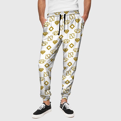 Мужские брюки Узор как у девушки из Gta 6 / 3D-принт – фото 3