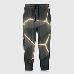 Мужские брюки Объемные серые плиты