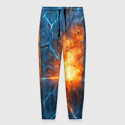 Мужские брюки Взрыв из объемных плит