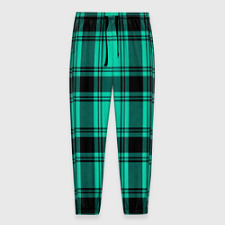 Мужские брюки Checkered turquoise