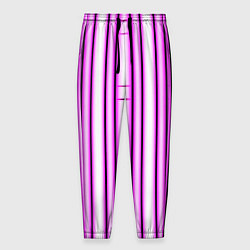 Брюки на резинке мужские Neon pink, цвет: 3D-принт