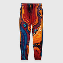 Мужские брюки Пламя и синева