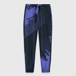 Мужские брюки Абстрактная текстура в синем