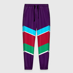 Мужские брюки Фиолетовый с полосами