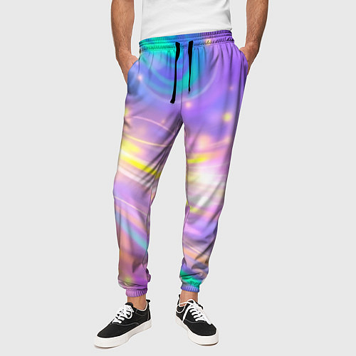 Мужские брюки Волшебный мистический космос / 3D-принт – фото 3