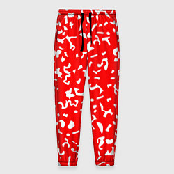 Мужские брюки Красный яркий камуфляж