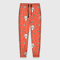 Мужские брюки Овечки в цветочках