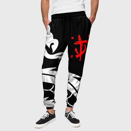 Мужские брюки Doom dragon steel / 3D-принт – фото 3