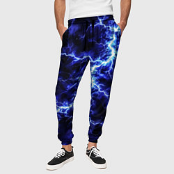 Брюки на резинке мужские Мощнейший разряд молнии, цвет: 3D-принт — фото 2