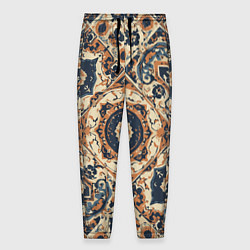 Брюки на резинке мужские Узоры калейдоскопа, цвет: 3D-принт