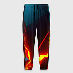Брюки на резинке мужские Rift, цвет: 3D-принт
