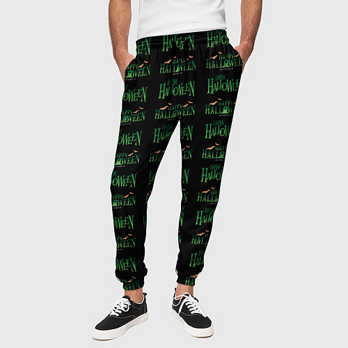 Мужские брюки Halloween pattern / 3D-принт – фото 3