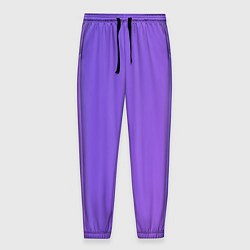 Брюки на резинке мужские Color purple gradient, цвет: 3D-принт