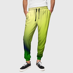 Брюки на резинке мужские The color is multicolored, цвет: 3D-принт — фото 2