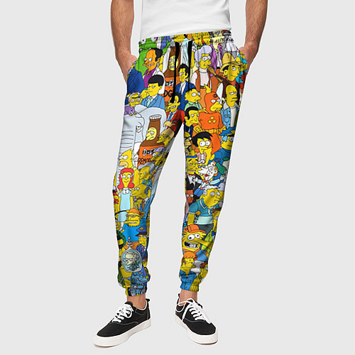 Мужские брюки Simpsons Stories / 3D-принт – фото 3