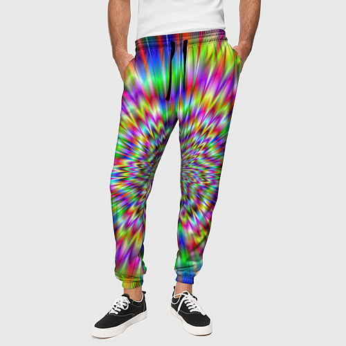 Мужские брюки Спектральная иллюзия / 3D-принт – фото 3