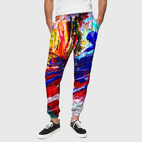 Мужские брюки Краска / 3D-принт – фото 3