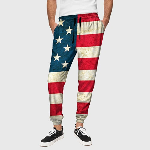 Мужские брюки США / 3D-принт – фото 3