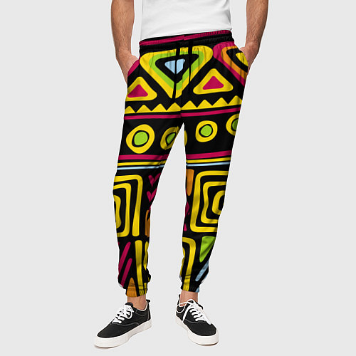Мужские брюки Африка / 3D-принт – фото 3