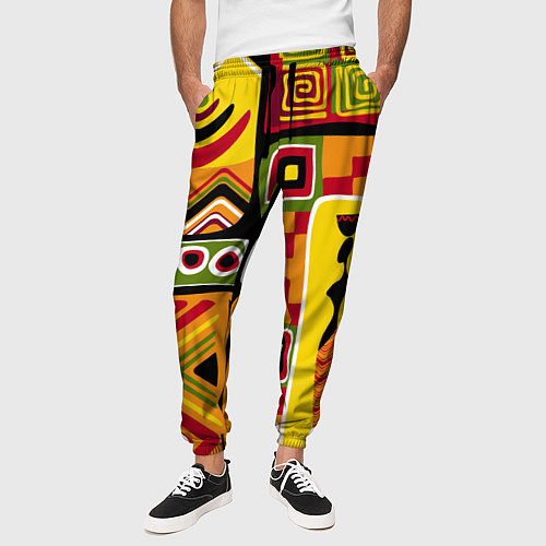 Мужские брюки Африка / 3D-принт – фото 3