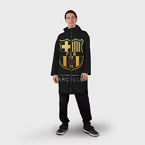 Мужской дождевик Barcelona Gold Edition / 3D-принт – фото 3